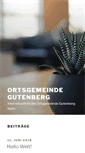 Mobile Screenshot of gutenberg-nahe.de